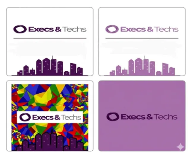 Examples of incorrect Execs & Techs logo usage
