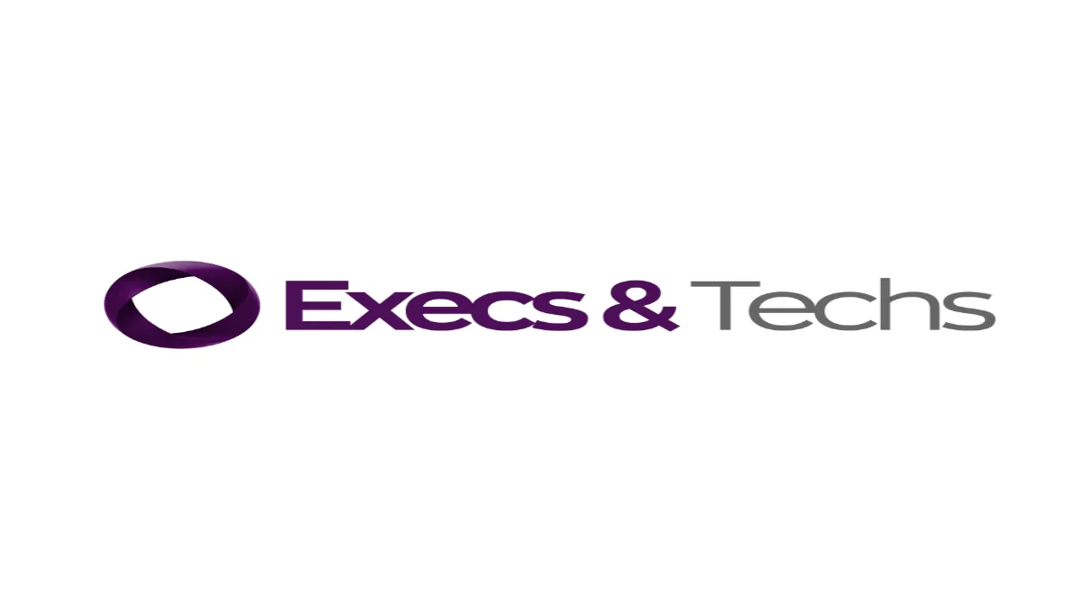 Execs & Techs logo, alternate lockup